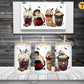 Serial Killers Horror Frosted Beer Can Glass