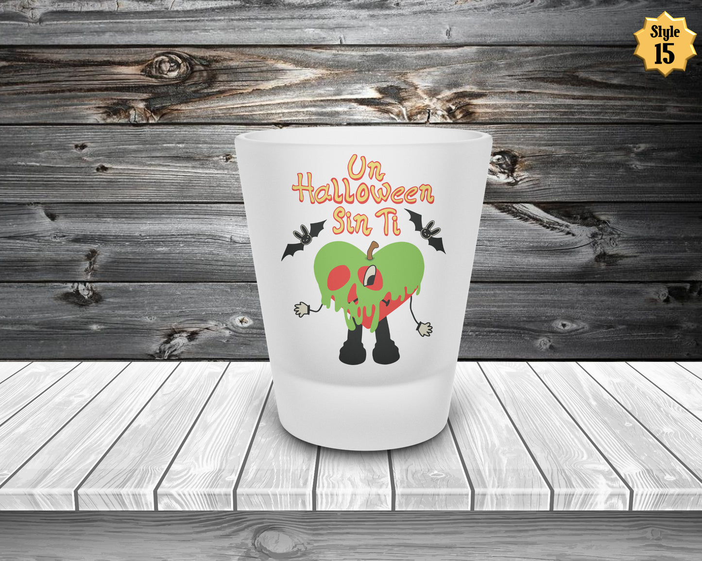 Bad Bunny Horror Frosted Shot Glass