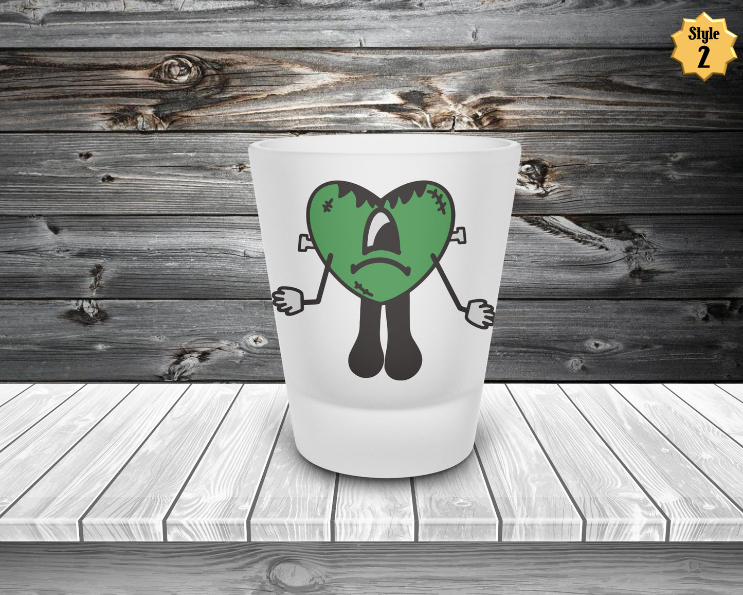 Bad Bunny Horror Frosted Shot Glass