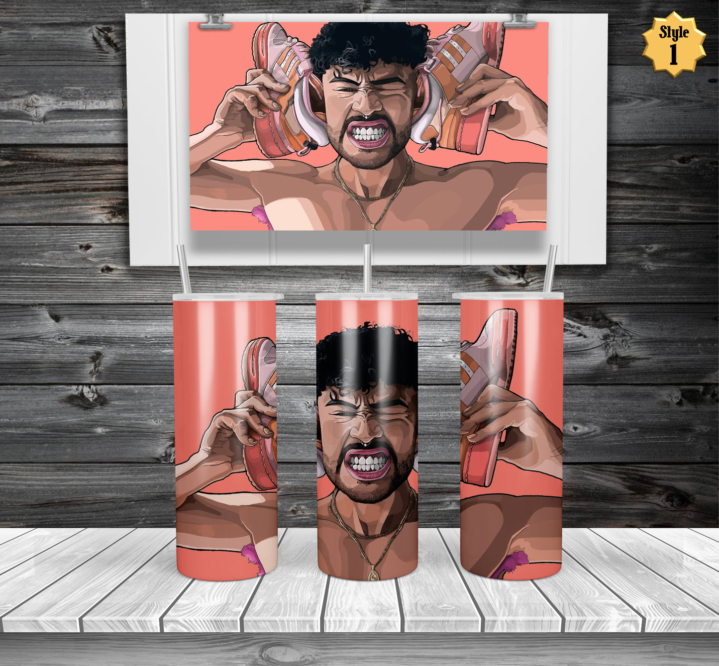 Bad Bunny Tumbler