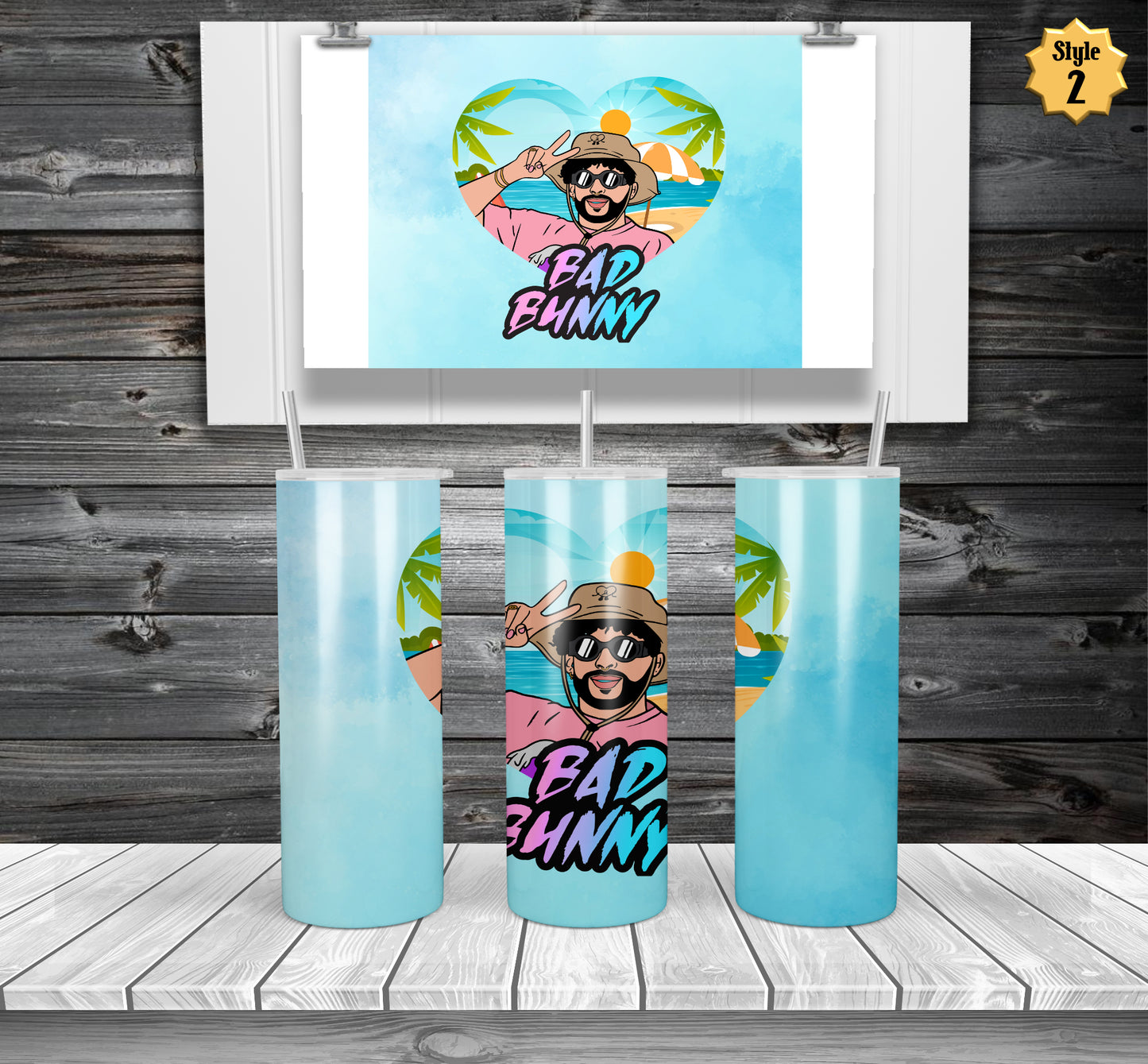 Bad Bunny Tumbler