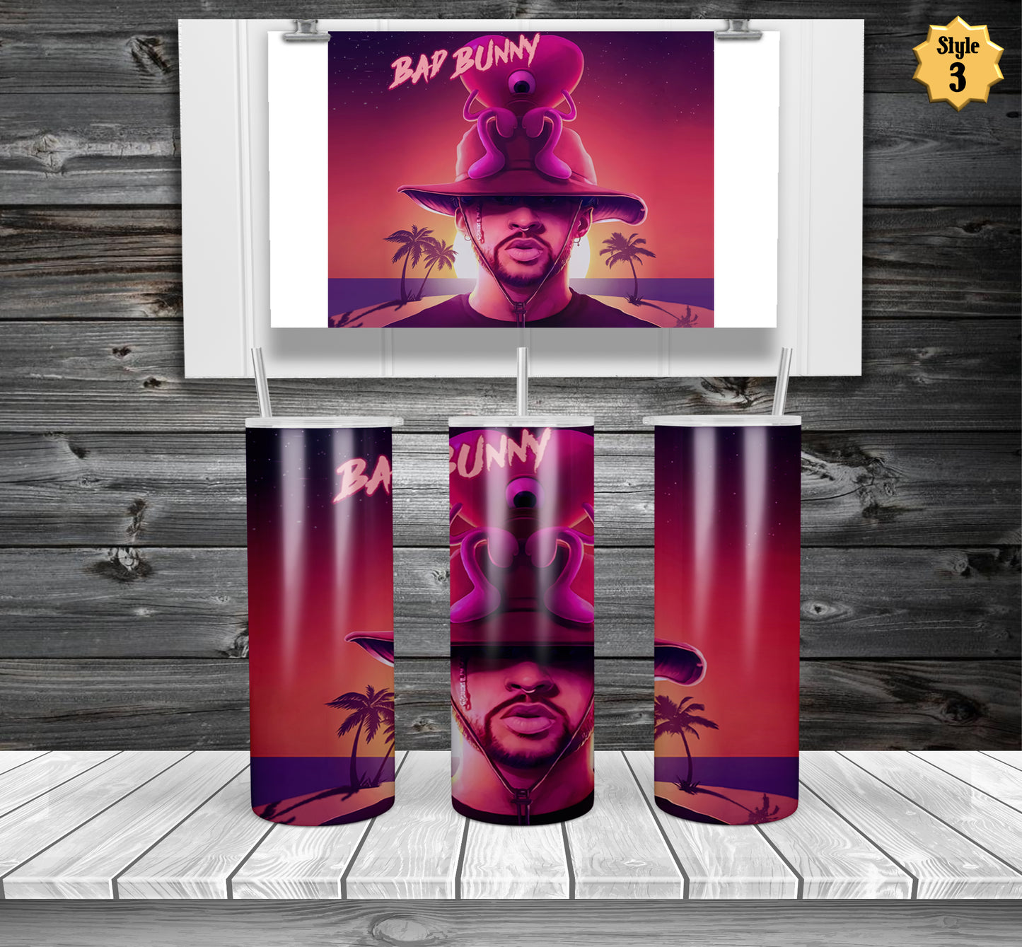 Bad Bunny Tumbler