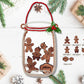 Gingerbread Mason Jar Ornament