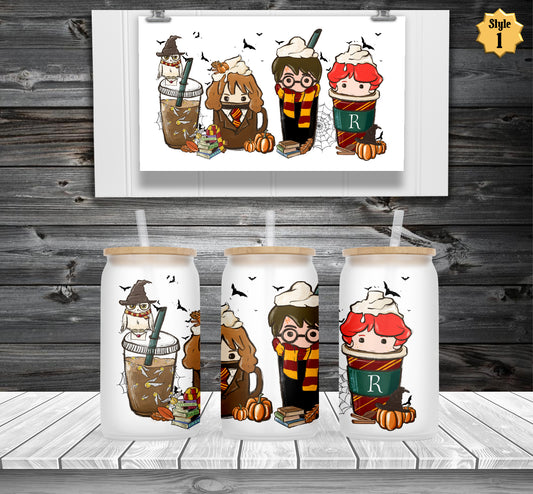 Harry Potter Horror Frosted Beer Can Glass