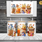 Pooh Horror Frosted Beer Can Glass